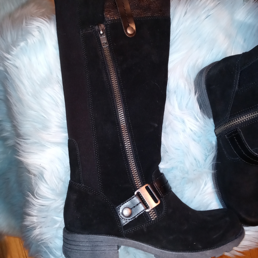 Tall Suede Boots from QVC